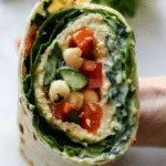 Vegetarian Hummus Wraps