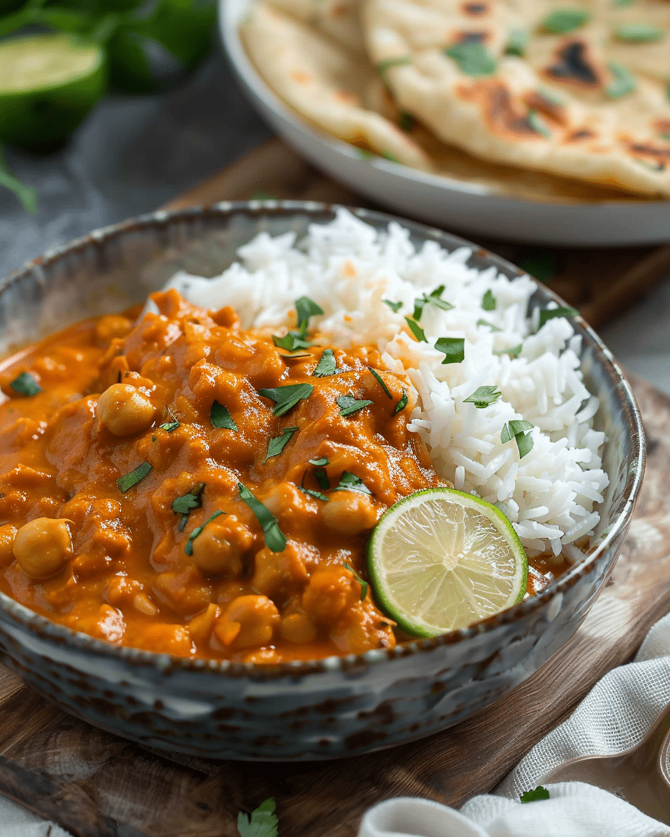 Vegetarian Chickpea Tikka Masala