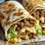 Homemade Big Mac Wraps Recipe