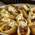 Beef-Stuffed Shells with Creamy Ricotta Filling