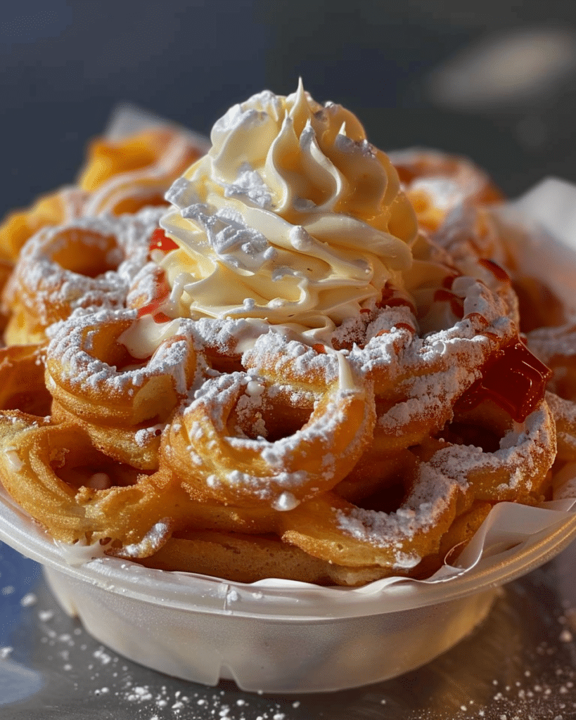 Homemade County Fair Funnel Cakes