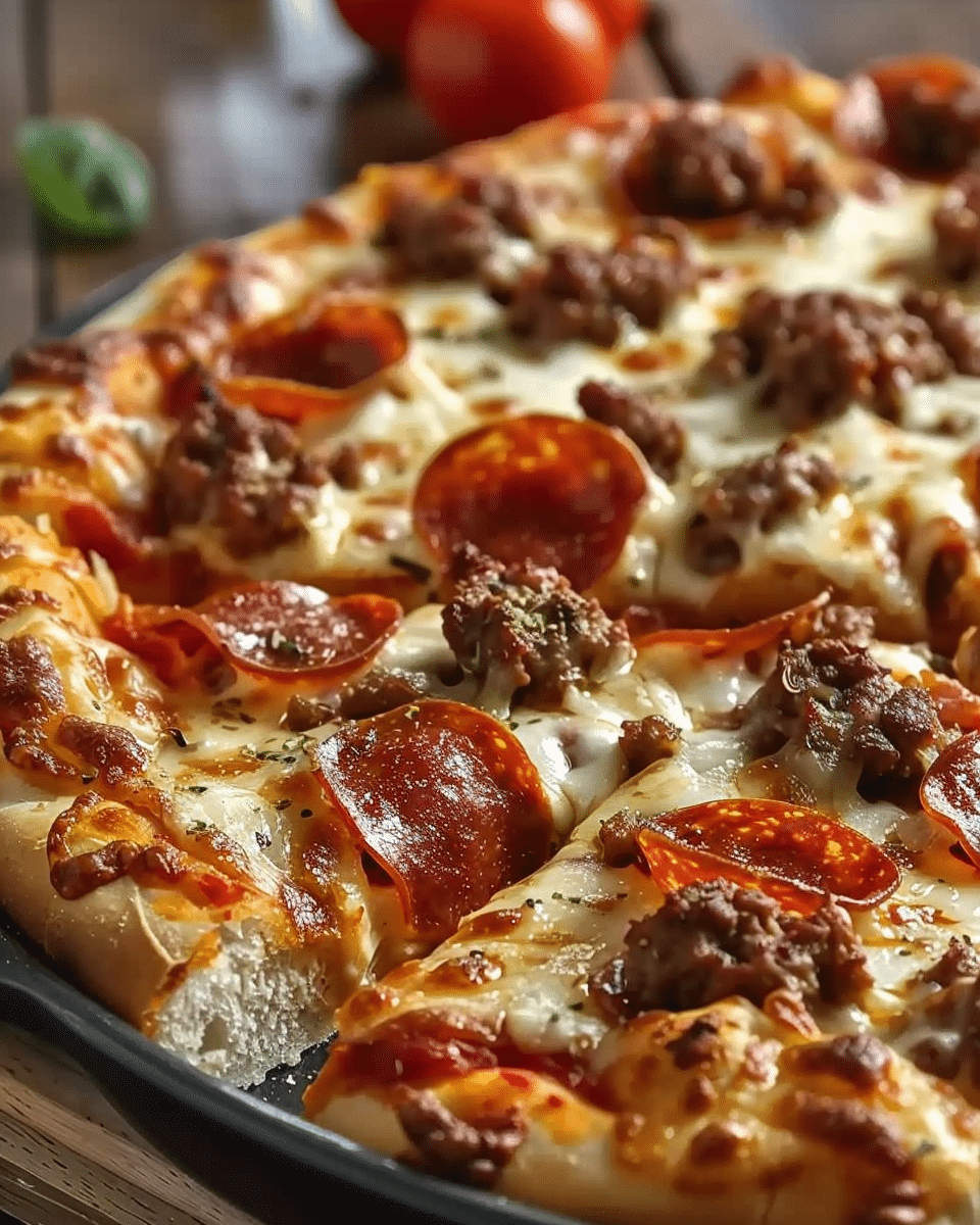 Meat Lovers Pizza Casserole