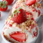 Strawberry Shortcake Cheesecake Rolls – No-Bake, No-Stress, All Bliss!