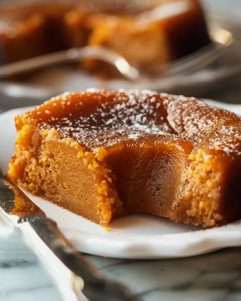 Sweet Potato Pound Cake Pudding