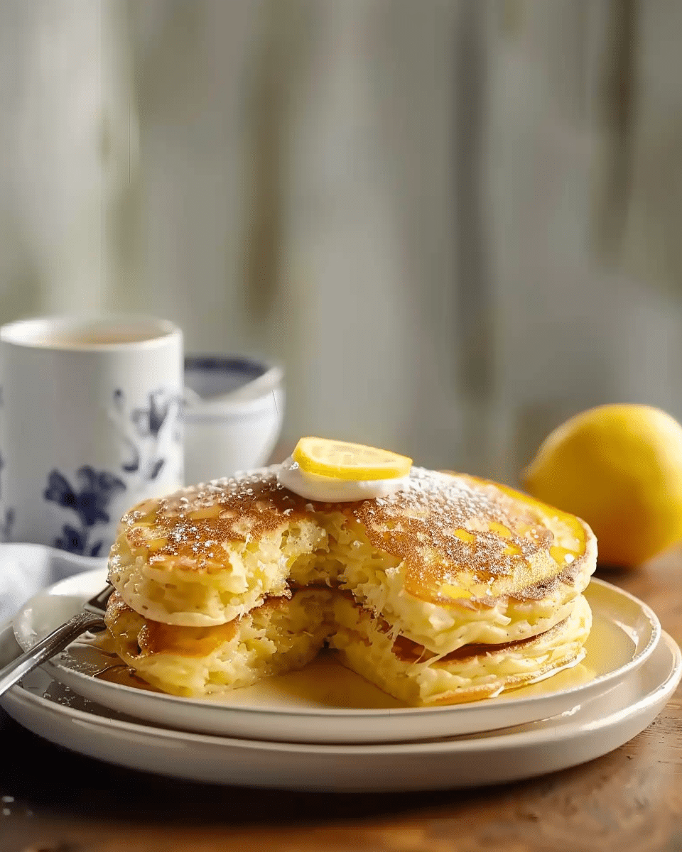 Fluffy Lemon Ricotta Pancakes
