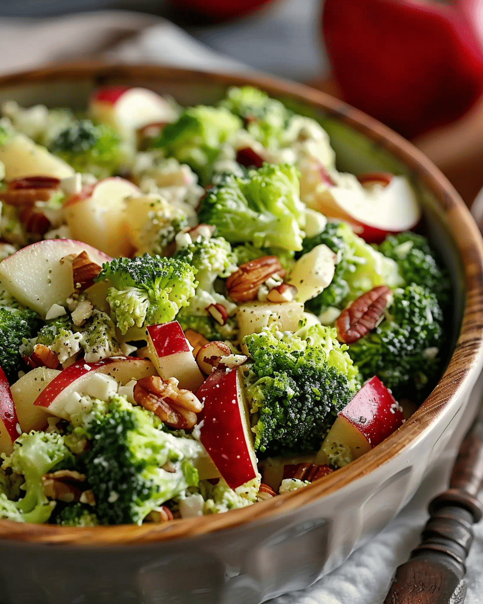 Honeycrisp Apple Broccoli Salad – A Fresh, Crisp, and Flavor-Packed Side