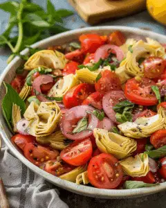 Tuscan Artichoke Tomato Salad