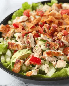Creamy BLT Chicken Salad with a Crunchy Twist
