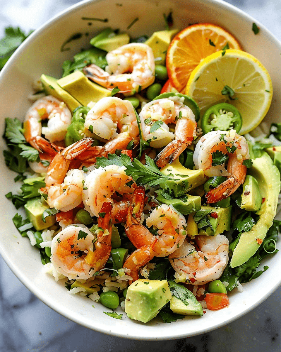 Fresh and Zesty Citrus Shrimp and Avocado Salad