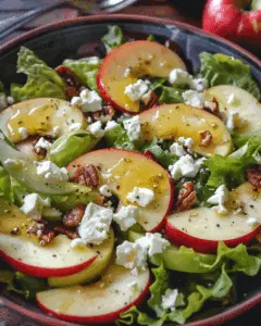 Honeycrisp Apple and Feta Salad