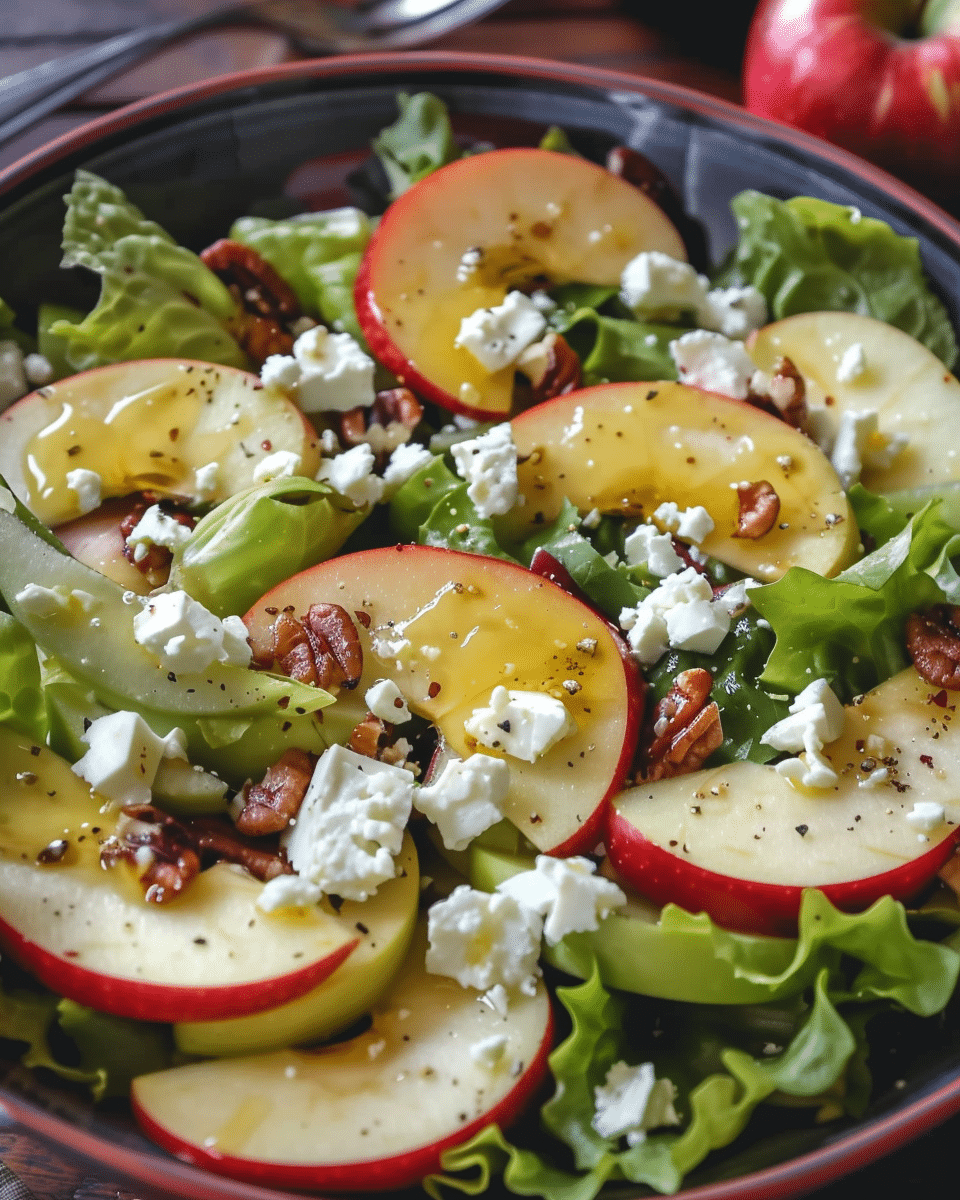 Honeycrisp Apple and Feta Salad
