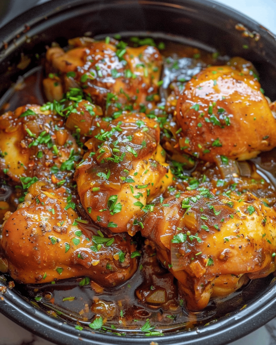 Slow Cooker Brown Sugar Garlic Chicken That’s Sweet, Savory, and Effortless