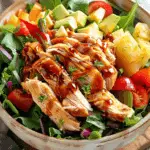 Hawaiian Chicken Salad Bowl – A Fresh and Flavorful Tropical Meal