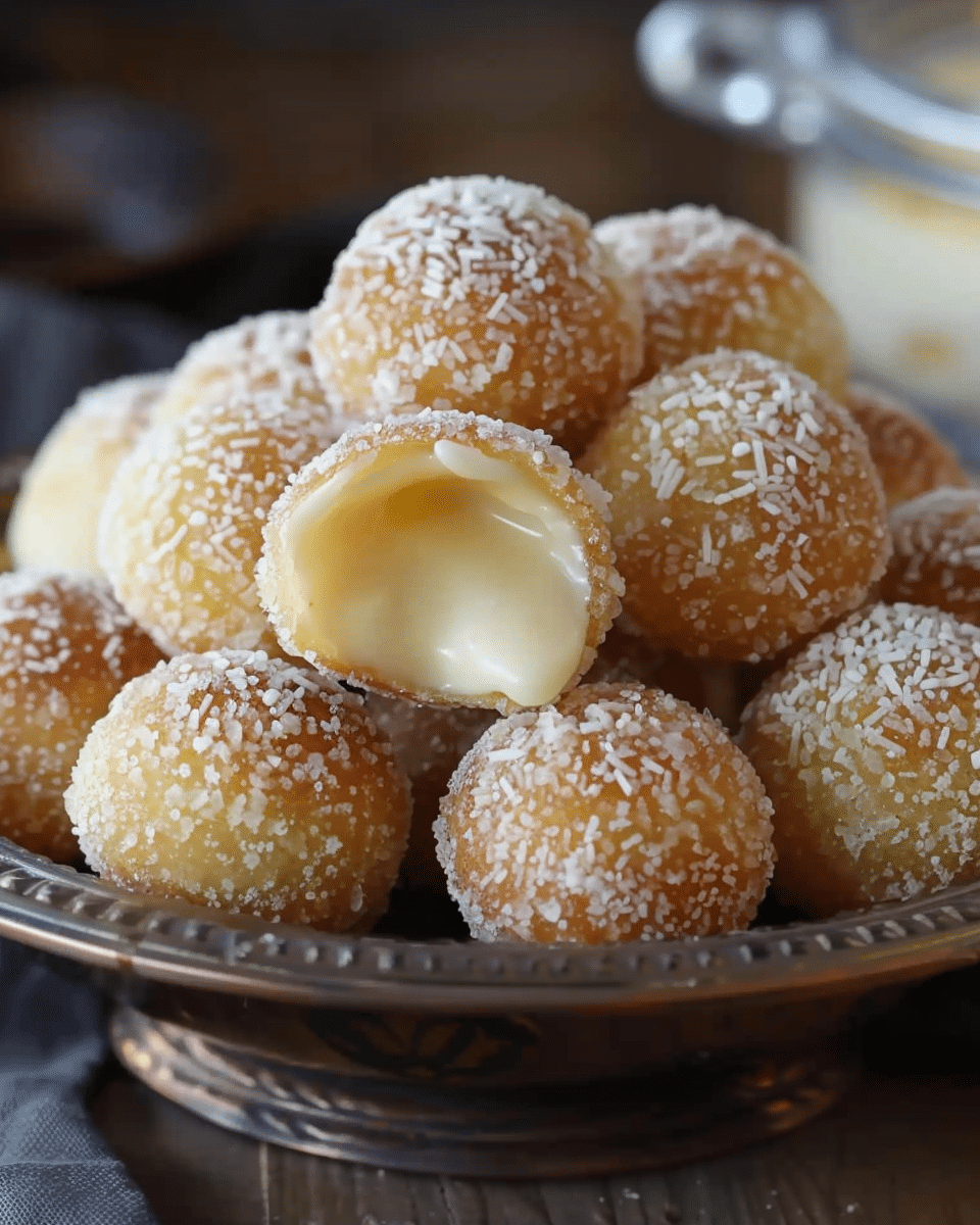 Condensed Milk & Cinnamon Doughnut Puffs That Practically Melt in Your Mouth