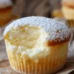 Fluffy Japanese Cotton Cheesecake Cupcakes