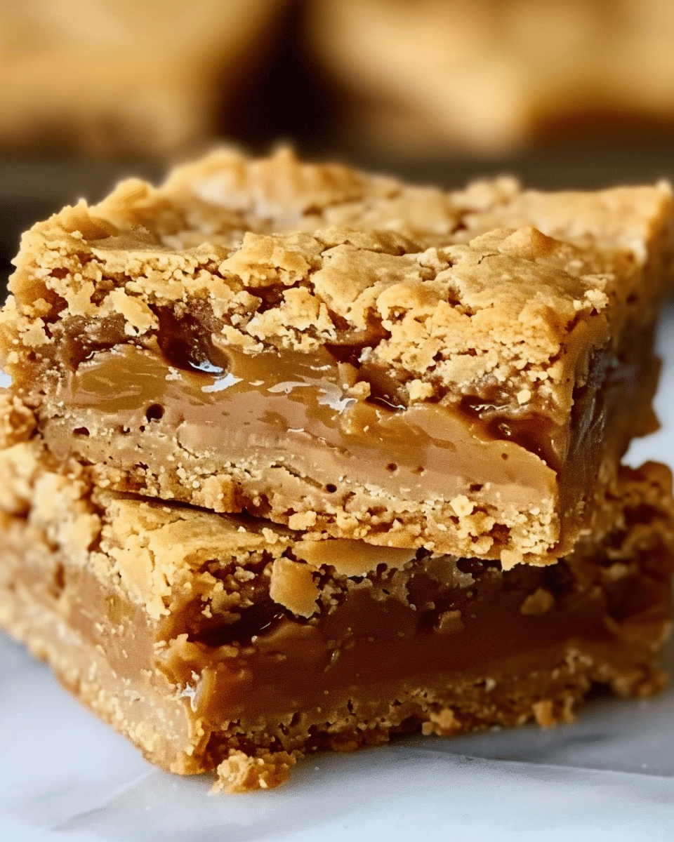 Peanut Butter Lunch Lady Cookie Bars