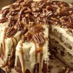 Pecan Caramel Cinnamon Roll Cream Cheese Pound Cake That Melts in Your Mouth