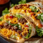 Nacho Cheese Beef Wrap
