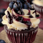 White Chocolate Blueberry Cheesecake Cupcakes