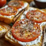 Creamy Ricotta & Tomato Sourdough Toast